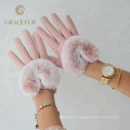 Guantes de piel de estilo simple lindo cálido y reputación sólida